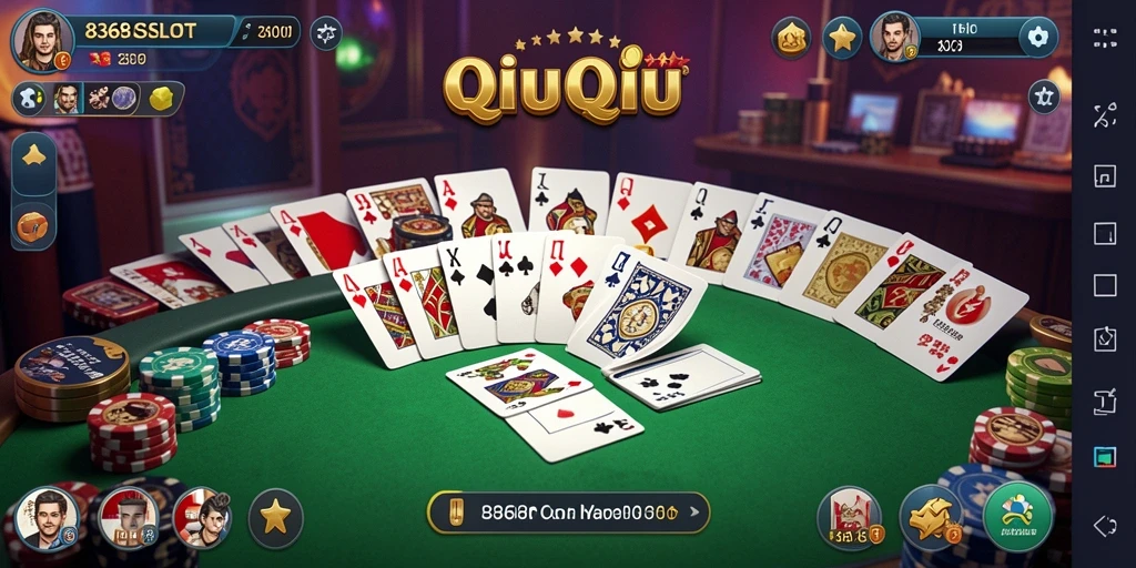 Tampilan gameplay QiuQiu yang seru di 8368SLOT.