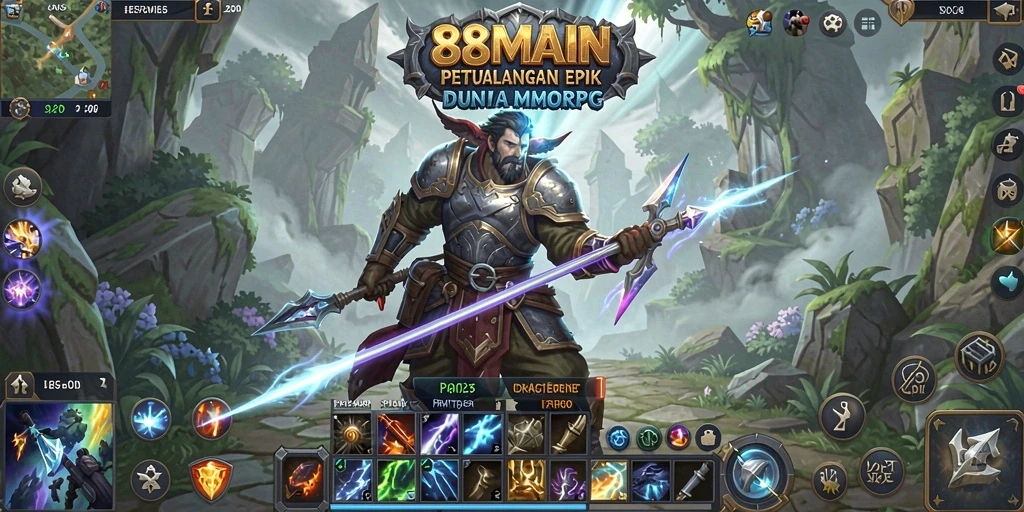 Screenshot gameplay epik dari 88MAIN yang menampilkan petualangan seru.