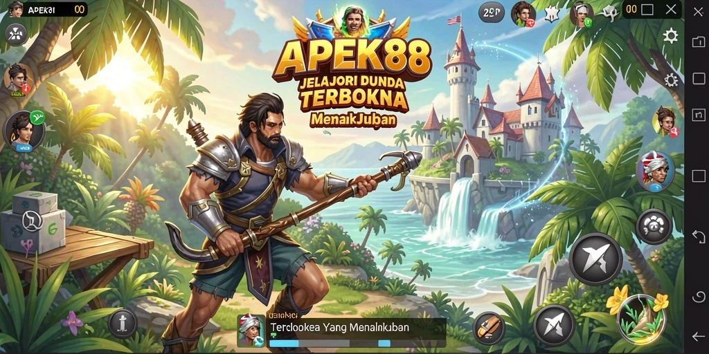 Gameplay APEK88 yang memukau dalam dunia terbuka.