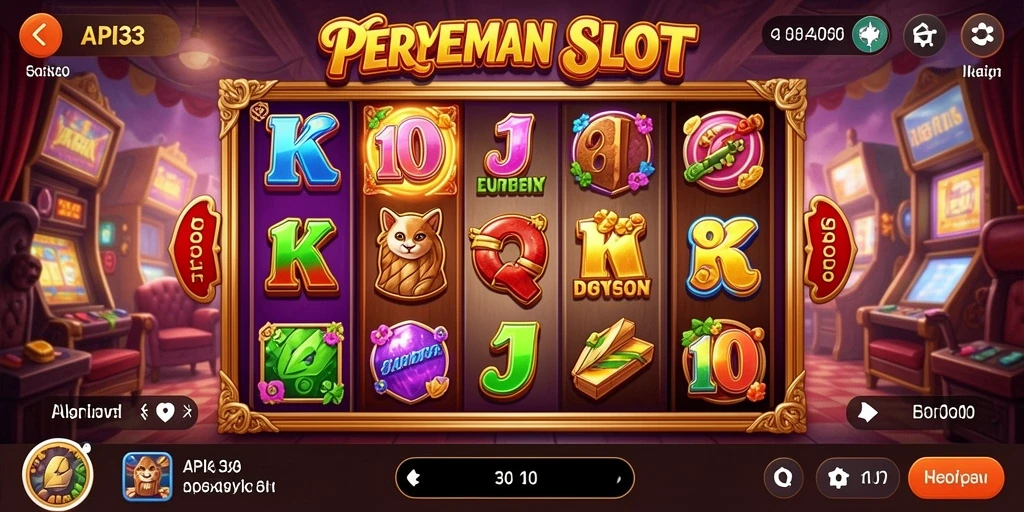 Tampilan gameplay API33 yang menarik dan penuh warna.
