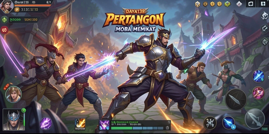 Gambar gameplay DAYA138 yang menunjukkan pertempuran seru di arena.