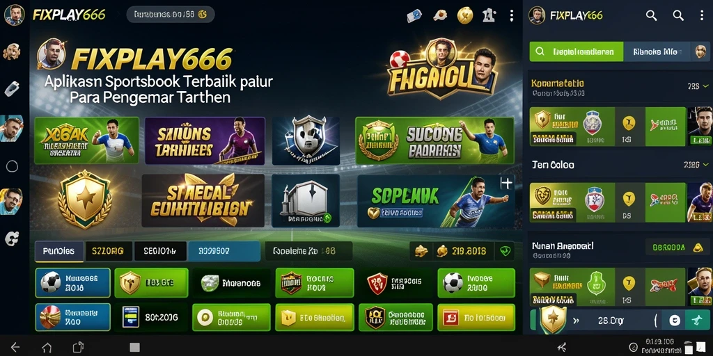 Tampilan menarik dari gameplay Sportsbook pada FIXPLAY666.