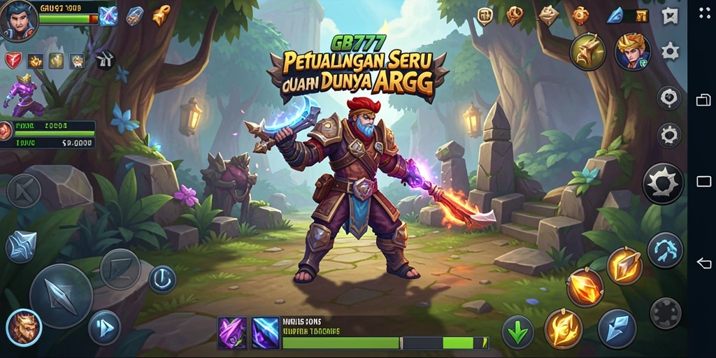 Tampilan gameplay GB777 yang epik dalam dunia ARPG.
