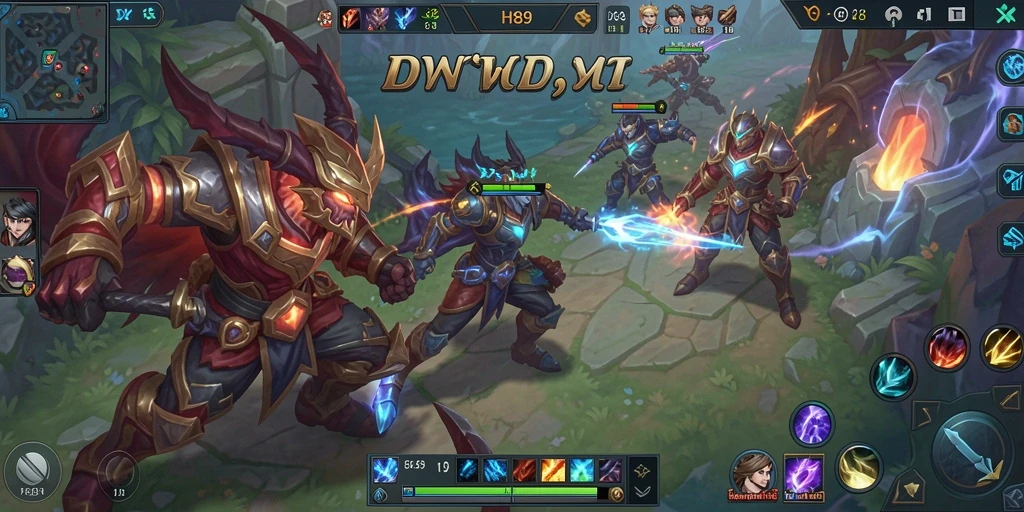 Tampilan gameplay H89 dengan karakter beraksi di arena pertarungan.