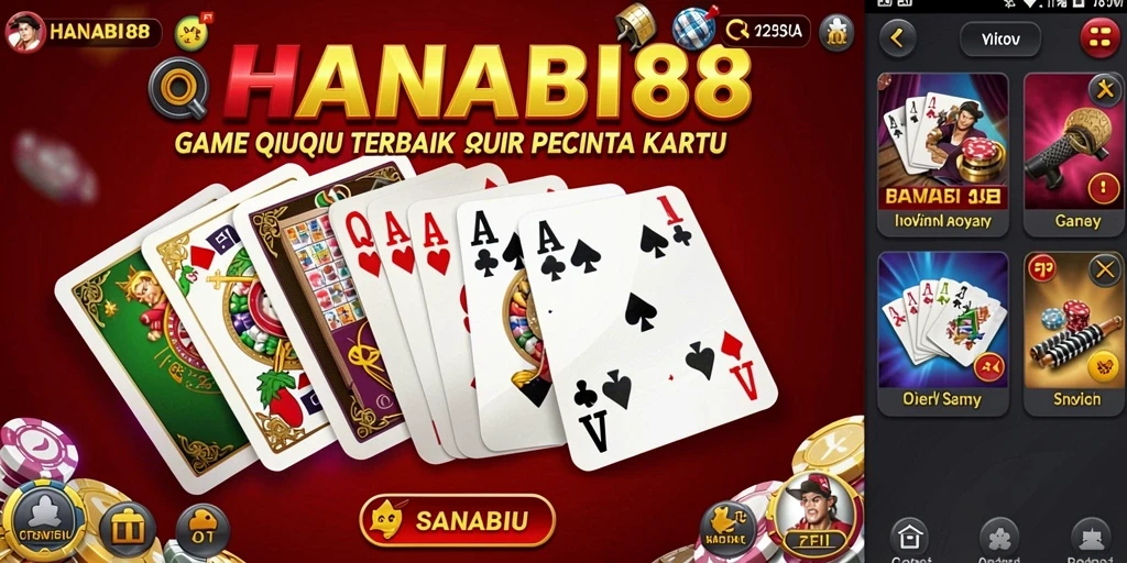 Tampilan gameplay QiuQiu yang menarik di HANABI88.