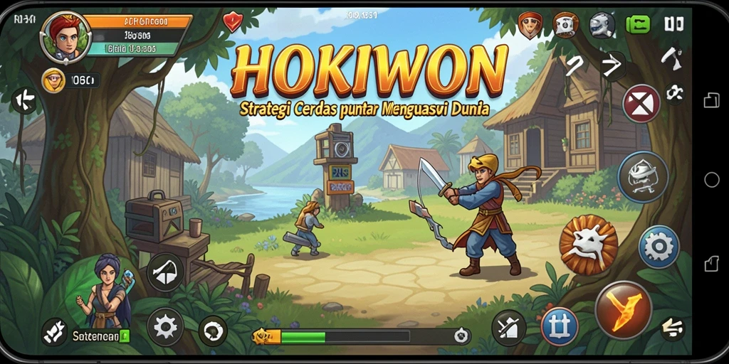 Tampilan menakjubkan dari gameplay strategi HOKIWON yang menarik.