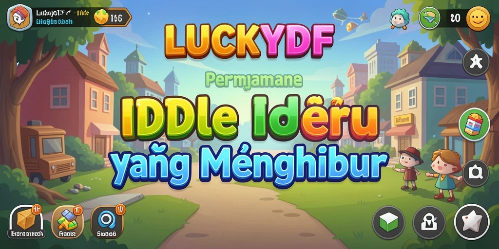 Tampilan gameplay Idle yang menarik dan menawan di LUCKYDF.