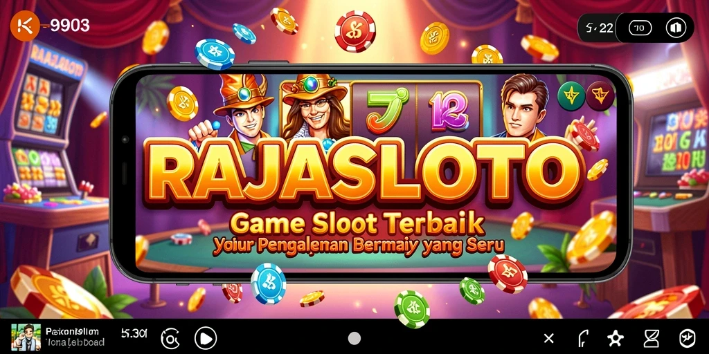 Tampilan menarik dari gameplay RAJASLOTO yang penuh warna dan efek suara.
