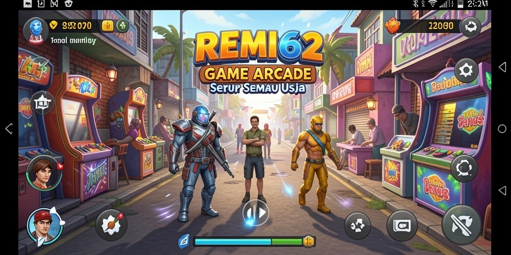 Cuplikan gameplay REMI62 yang penuh aksi dan tantangan.