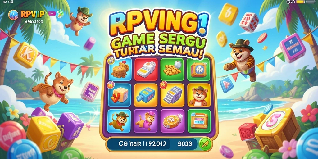 Tampilan gameplay RPVIP1 yang menghadirkan serunya permainan Bingo.
