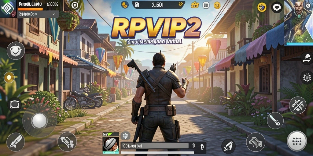 Tampilan gameplay RPVIP2 dengan interaksi sosial yang menyenangkan.