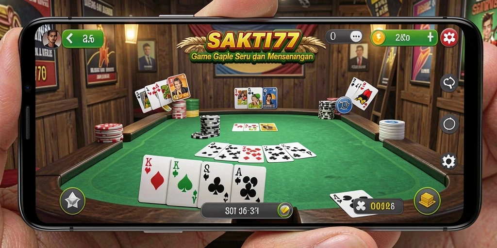 Tampilan gameplay seru SAKTI77 dengan grafis menarik.