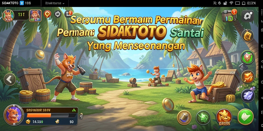 Tampilan gameplay seru dari SIDAKTOTO dengan berbagai tantangan.