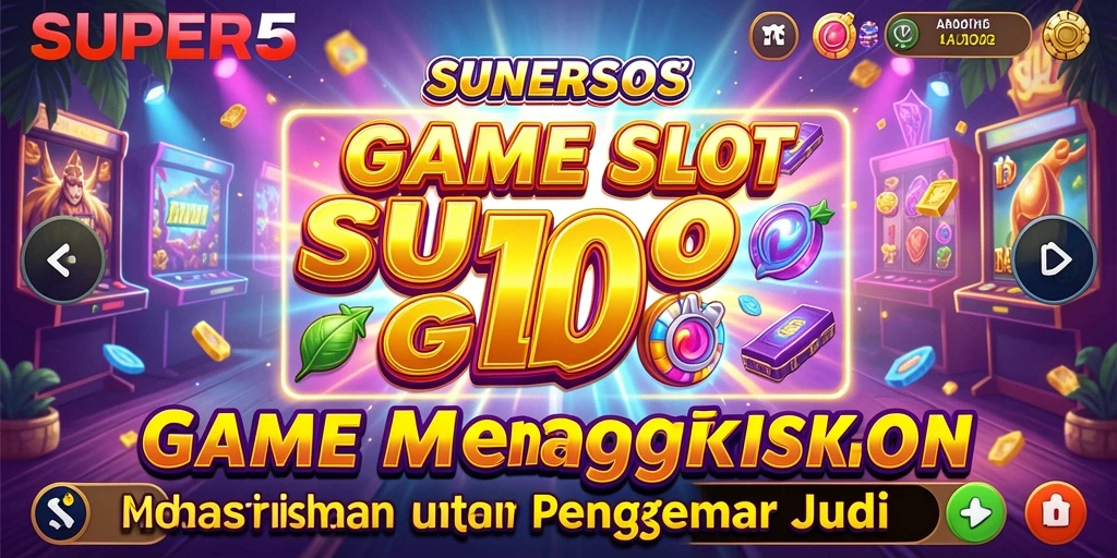 Tampilan gameplay SUPER5 yang menegangkan dan penuh warna.