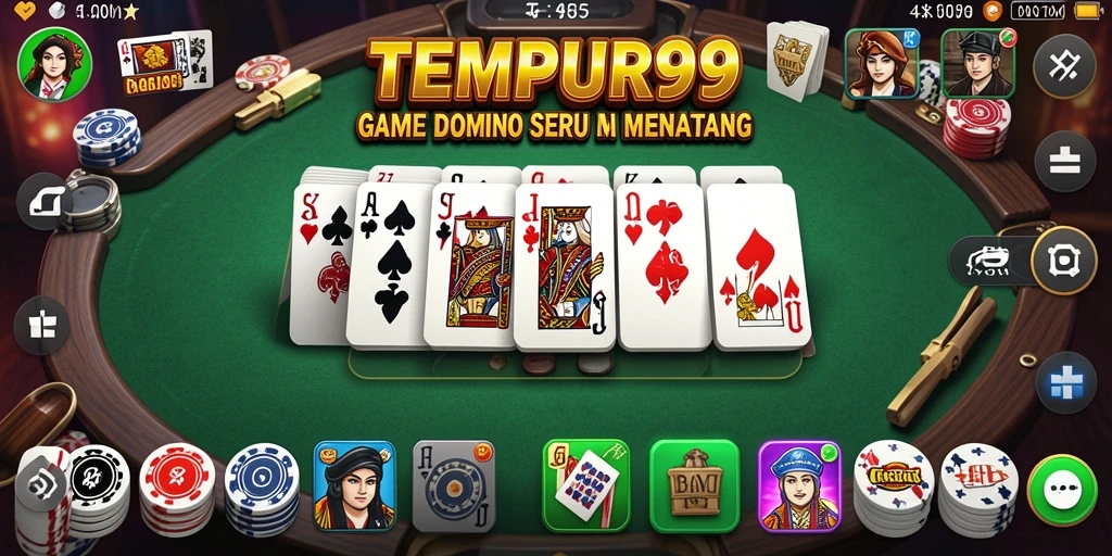 Screenshot utama TEMPUR99 menampilkan gameplay yang mendebarkan.