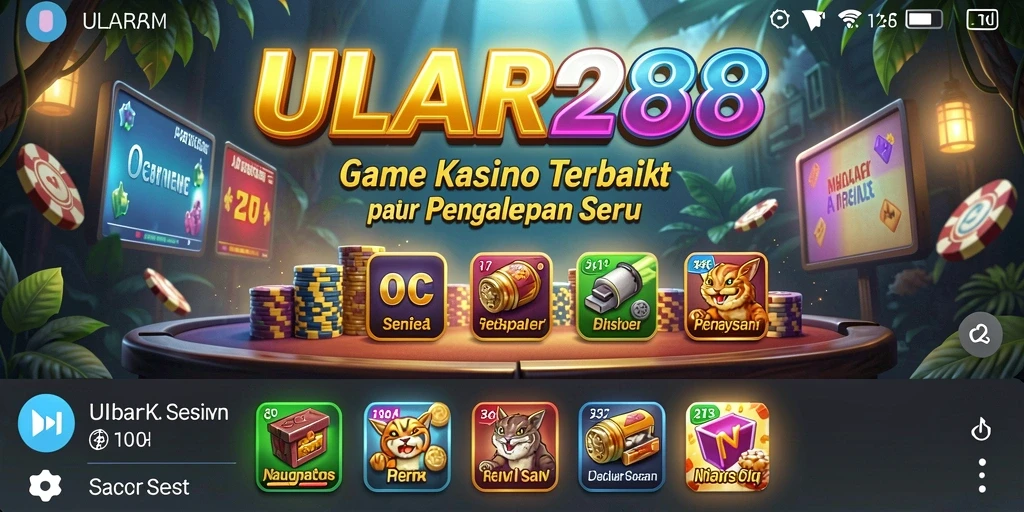 Tampilan menarik dari gameplay ULAR288 di dunia Kasino.